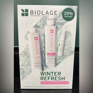 Biolage ColorLast Shampoo/Conditioner/StrengthRecover - White and Pink SET
